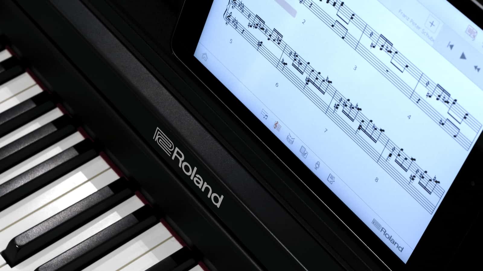 Klavier lernen mit Roland Piano Partner - Piano App für iOS- und Android-Geräte