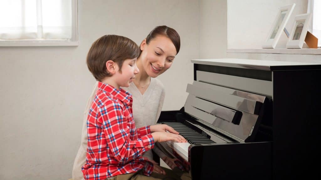 Klavier lernen mit einem Digitalpiano (Bildquelle: Yamaha)