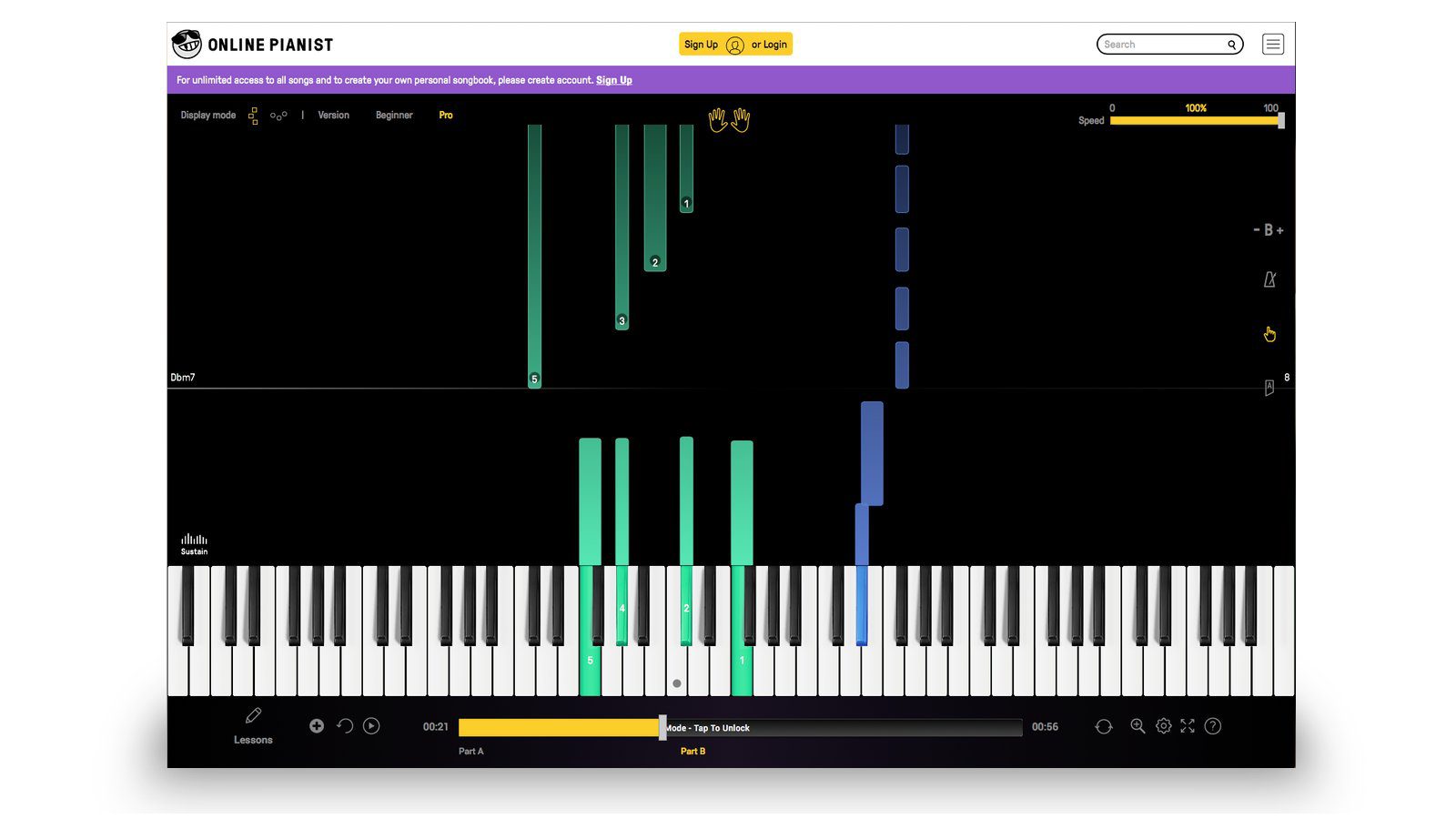 Online Klavier lernen: e-Learning mit Piano
