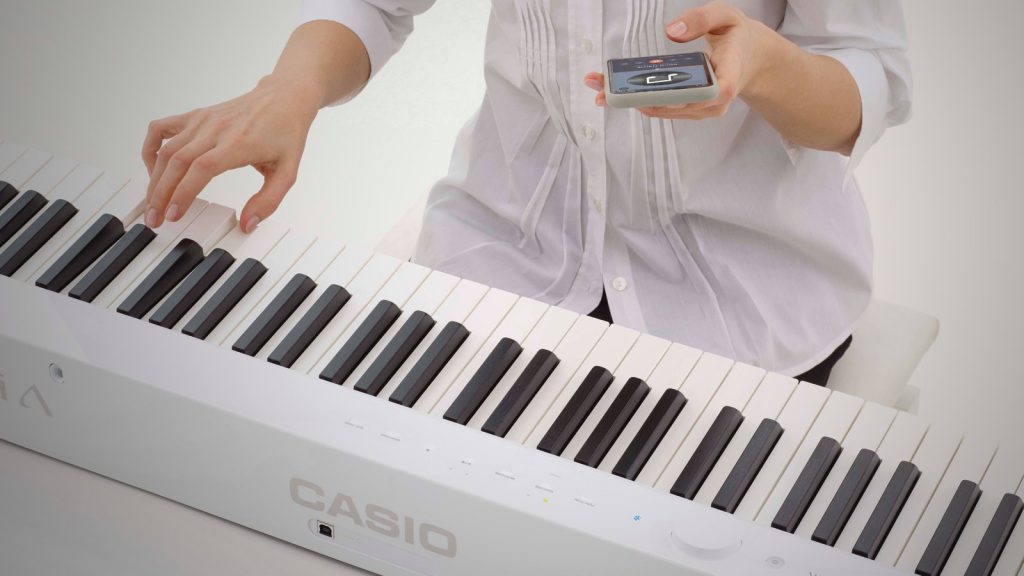 Casio PX-S1000 mit Bluetooth Audio ermöglicht die drahtlose Musikwiedergabe