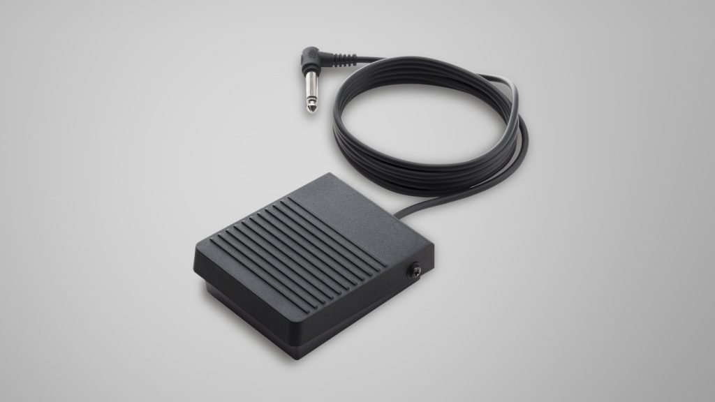 Korg PC-3 Sustain-Pedal als einfacher Taster (Bildquelle: Korg)