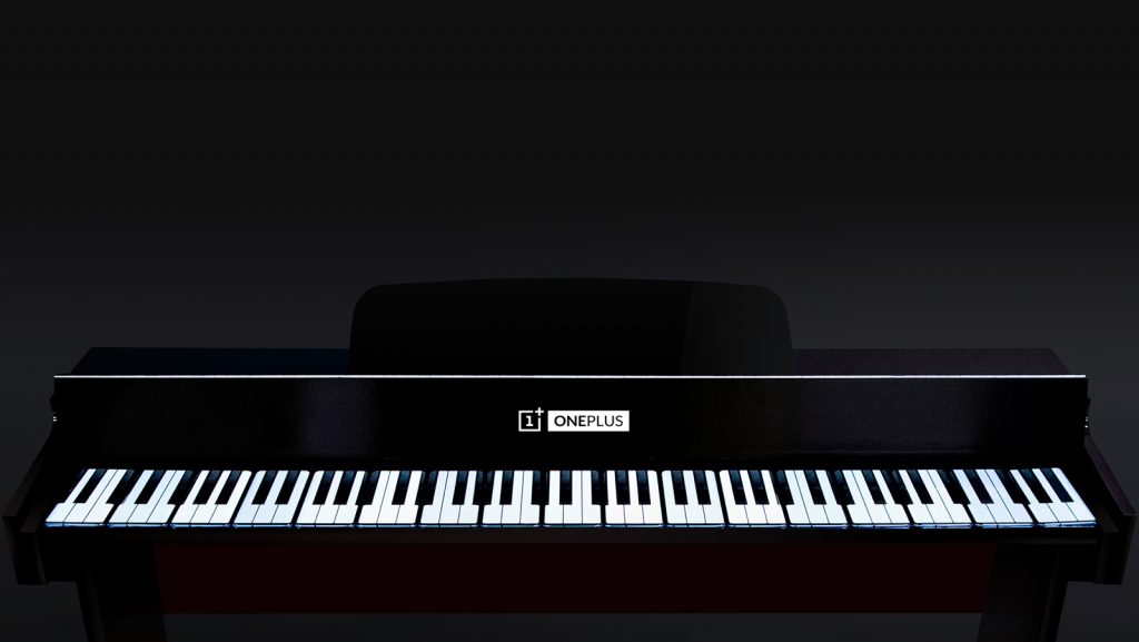 OnePlus Piano mit Tastatur aus Smartphones