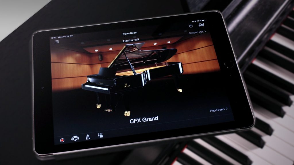 Yamaha Digitalpiano mit iPad und iPhone verbinden