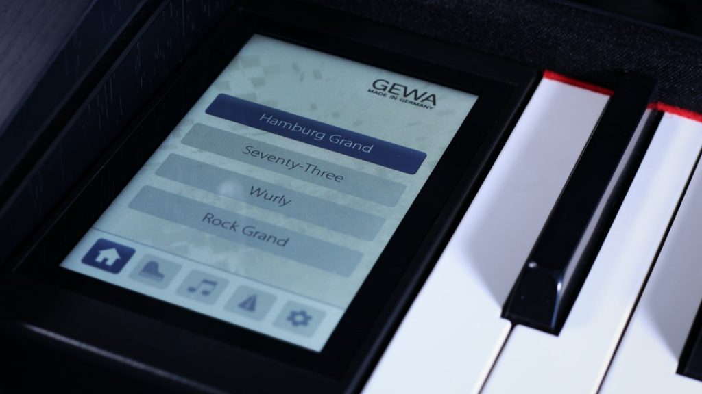 Die Handhabung des GEWA UP 400 G ist über das Touch-Display transparent und übersichtlich.