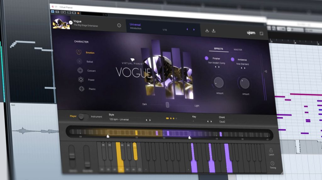 UJAM Virtual Pianist Vogue - Piano-VST