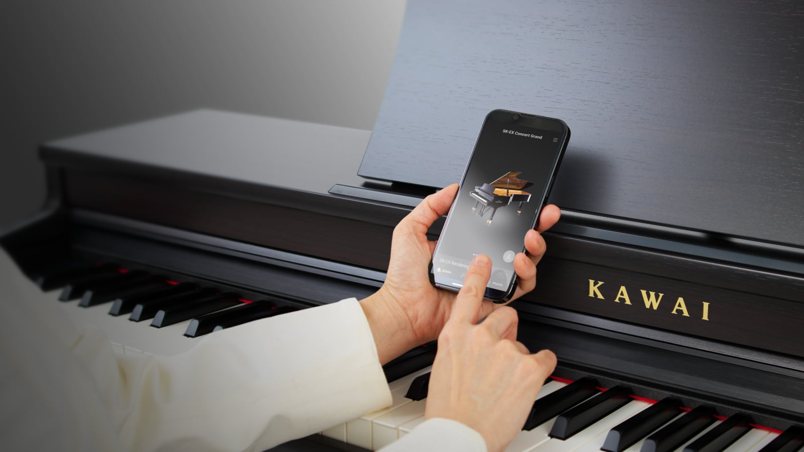 Kawai Piano-Remote - App für iOS & Android (Bildquelle: Kawai)