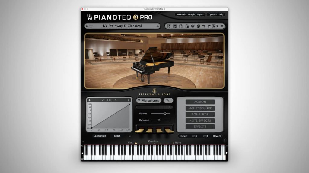 Das neue Design von Modartt Pianoteq 8.