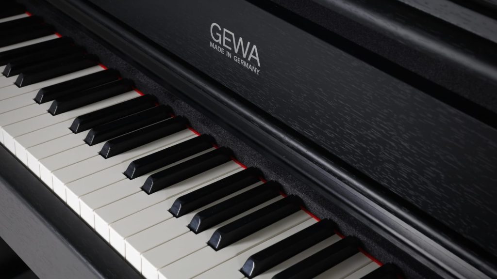 Die Concert Pianist-II-Tastatur vermittelt ein gutes Spielgefühl dank Holzelementen und Ivory-Feel-Decklagen. (Bildquelle: GEWA)