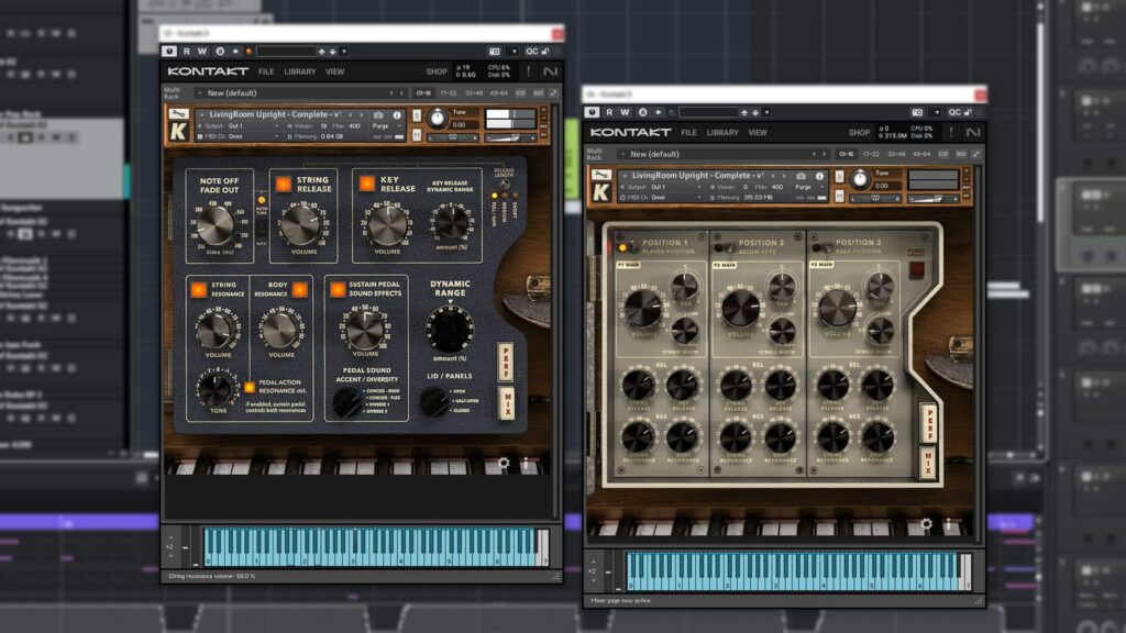 Einige weitere Optionen lassen sich über das Zahnrad-Icon in der unteren rechten Ecke einblenden.