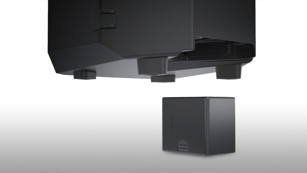 Das Batterie-Modul (GB-100) kann ausgetauscht werden. So ist es möglich, nach einem kurzen Wechsel den Gig fortzusetzen. (Bildquelle: Mackie)