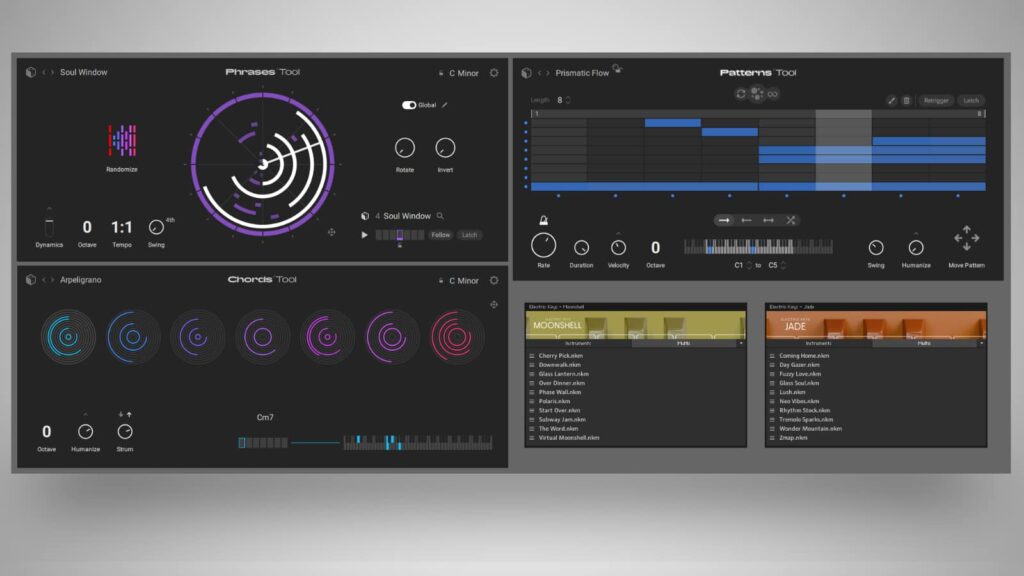 Das MIDI-Signal kann hier per Drag-and-drop aus Kontakt direkt in die DAW gezogen werden.