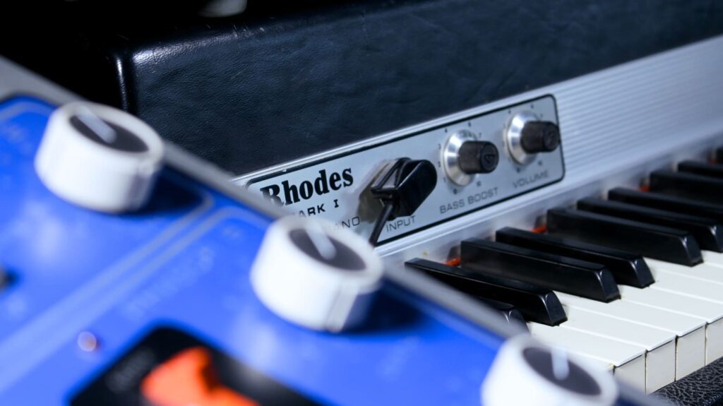 Vintage Keyboards: Fender Rhodes Mark I & MuTron Phaser (Foto: J. Sunderkötter / eboardmuseum Klagenfurt)