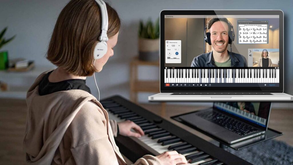 Online-Klavierunterricht mit Doozzoo (Bildquelle: Doozzoo)