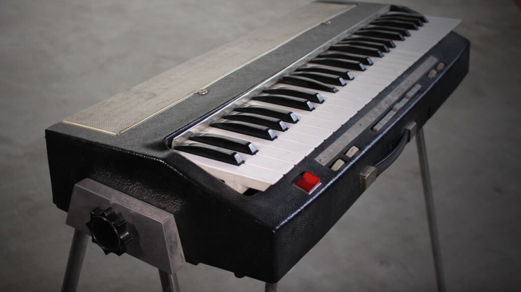 Vintage Keyboard aus Schweden: - Mustad Klavitron (Foto: J. Sunderkötter / eboardmuseum Klagenfurt)