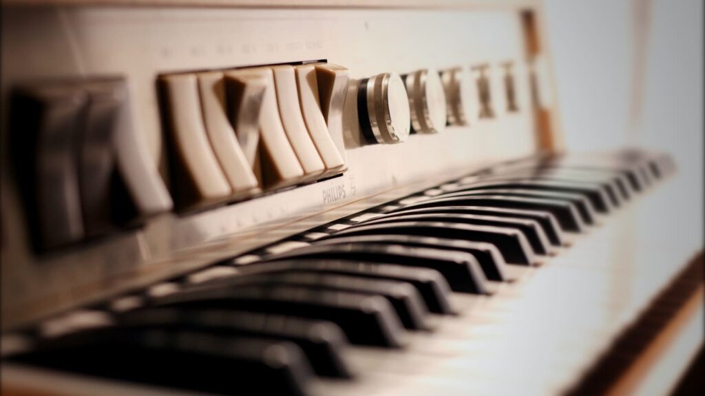 Kult: Philips Philicorda Orgel (Foto: J. Sunderkötter)