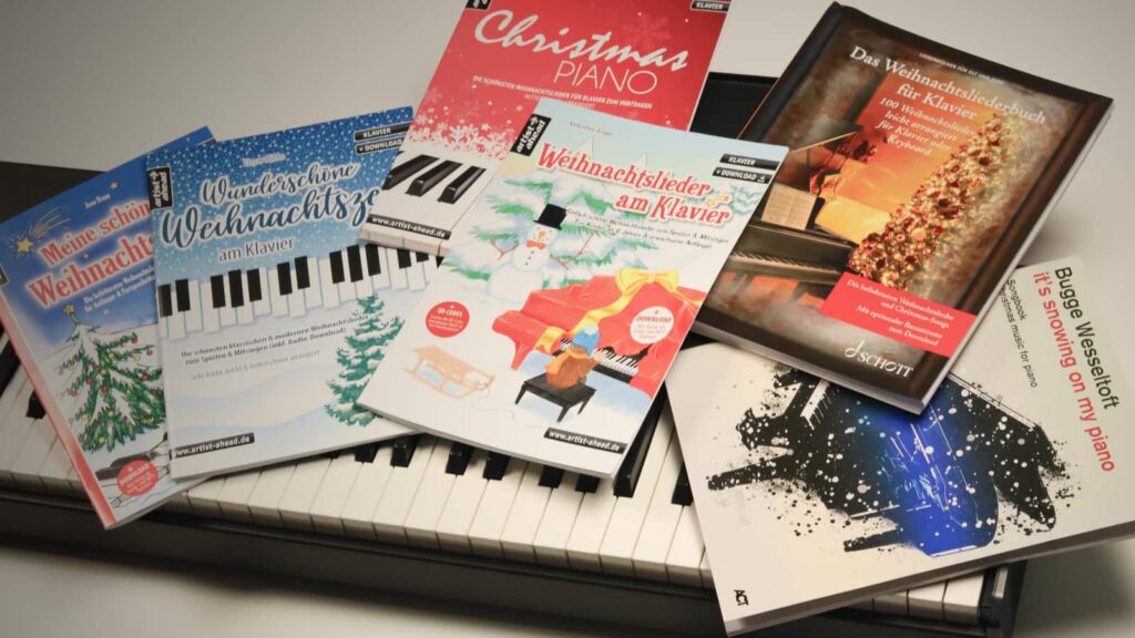 Weihnachtslieder am Klavier - Tipps für Notenbücher
