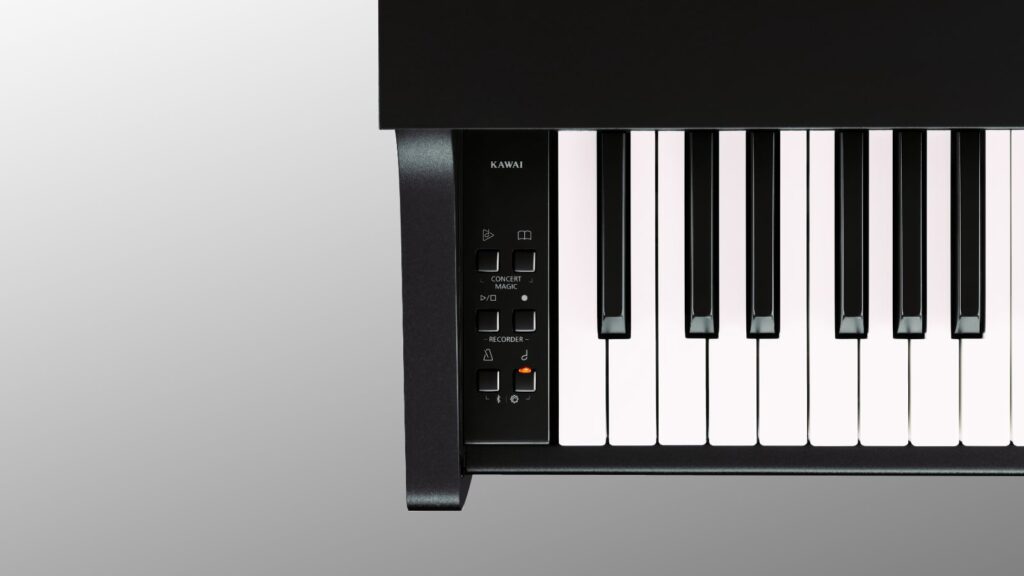 Das Bedienpanel ist bei beiden Modellen der Kawai CX-Serie mit den wichtigsten Funktionen ausgestattet. (Bildquelle: Kawai)