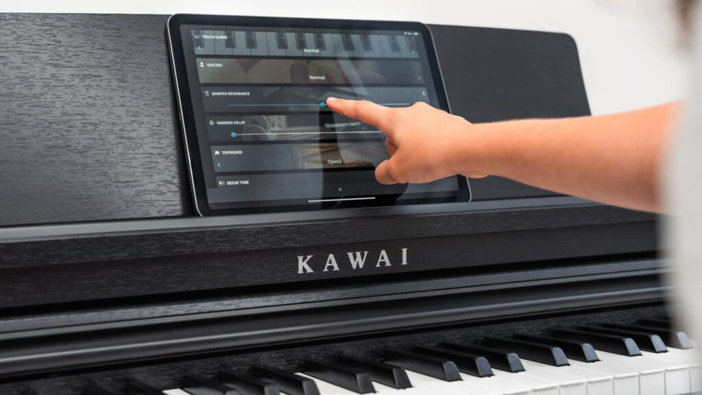 Komfortable Handhabung aller Funktionen: Die kostenlose Piano-Remote-App von Kawai macht's möglich. (Bildquelle: Kawai)