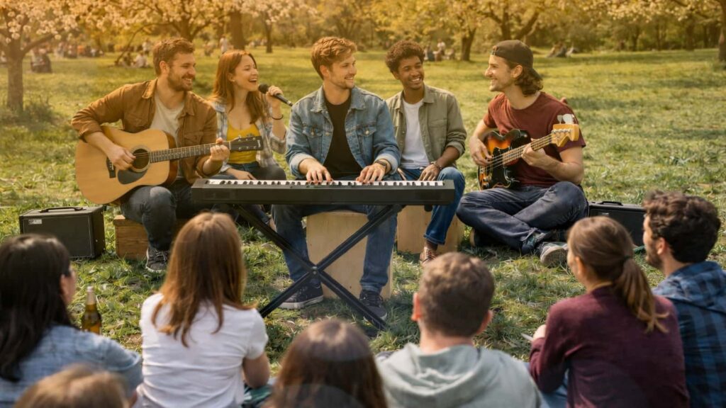 Live-Musik im Park