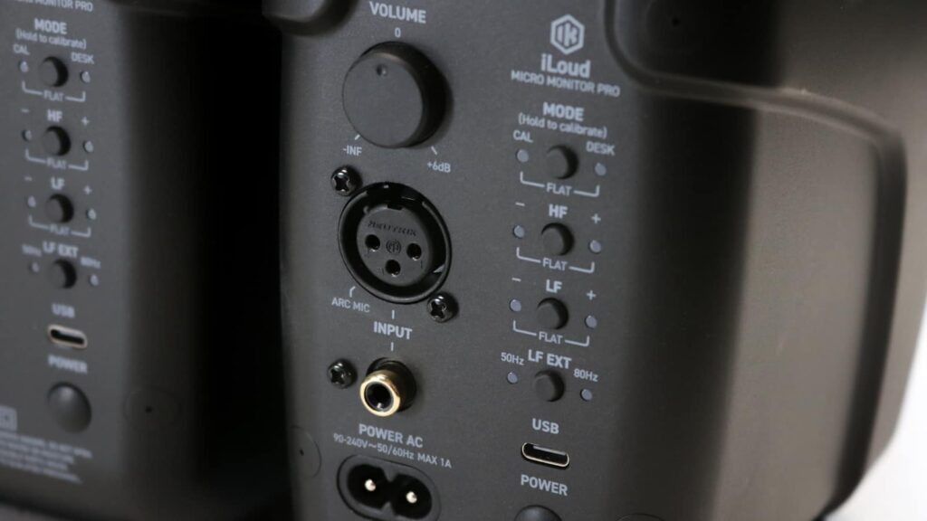 iLoud Micro Pro - Connectivity: Schade, dass es keine Klinken-Inputs gibt.