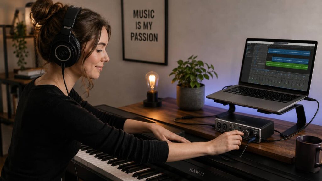 USB-Audiointerfaces für Pianisten (Bildquelle: ChatGPT)