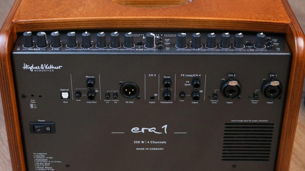 Hughes & Kettner era 1 - Anschlüsse